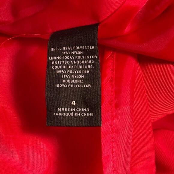 Prabal Garung Red Illusion Fit & Flare Dress Limited Edition for Target. Size 4 - Picture 13 of 17